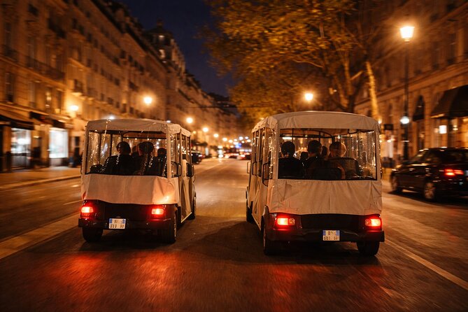 Paris by Night 2 Hour Private Golf Cart Tour - Key highlights you’ll actually feel
