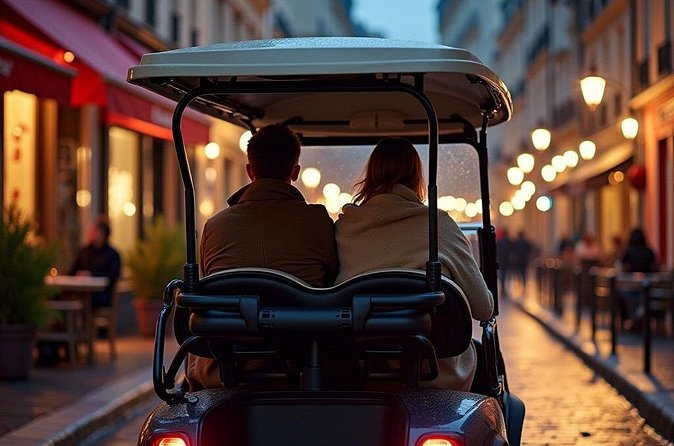 Paris by Night 2 Hour Private Golf Cart Tour - Arc de Triomphe: the classic night monument photo moment