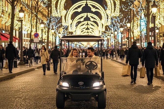 Paris by Night 2 Hour Private Golf Cart Tour - Eiffel Tower’s hourly light show: the main reason to do this at night