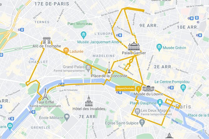 Paris by Night Tootbus Tour - Meeting at 121 Pl. du Carrousel and getting on fast