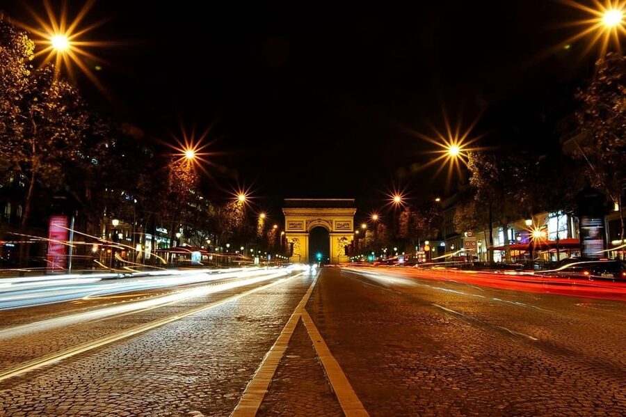 Paris by Night Tour and cruise on the Seine River (optional) - Grand Palais + Petit Palais Area: Big Facades in a Short Window