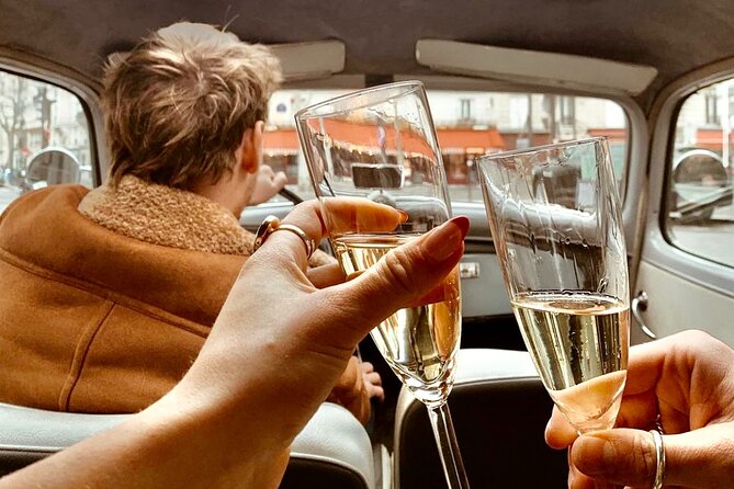 Paris by Night Tour in a Vintage Open-Top French Car Citroën DS - Price and Group Size: Private for Up to Four (Not Per Person)