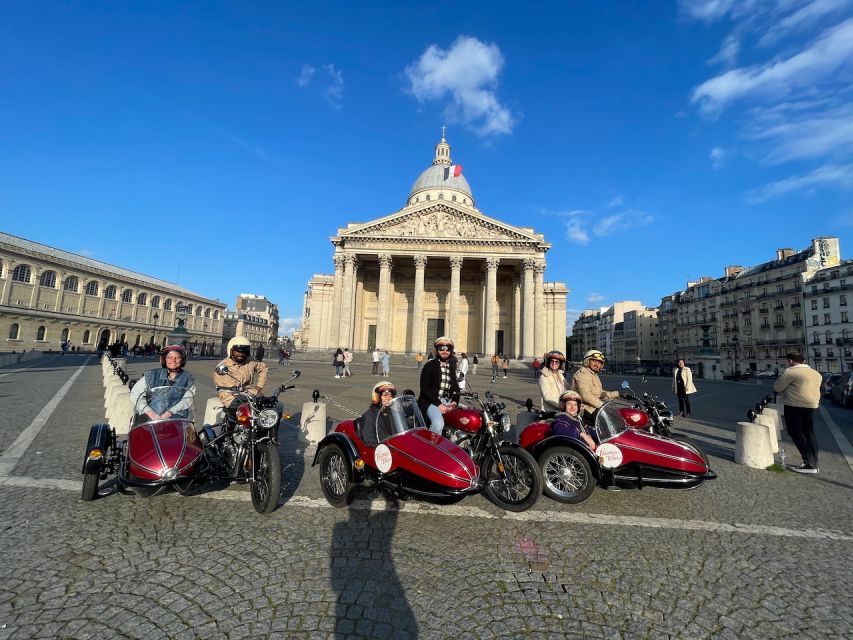 Paris by sidecar 1HR Tour - Key highlights to know before you book