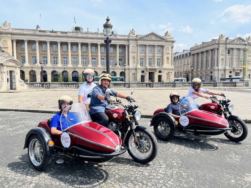 Paris by sidecar 1HR Tour - Meeting point and navigation: use Google Maps