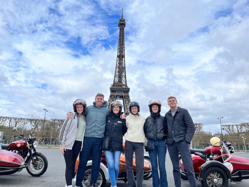 Paris by sidecar 1HR Tour - Arc de Triomphe stop: getting the meaning, not just the photo