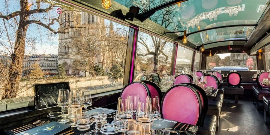 Paris: Champs Elysées Bus Toqué w/Lunch & Glass of Champagne - Best for: who will love this tour (and who should think twice)