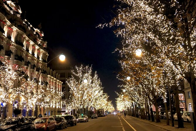 Paris Christmas Lights Small Group Walking Tour with Local Guide - Palais-Royal gardens: the calm break in the middle of the lights