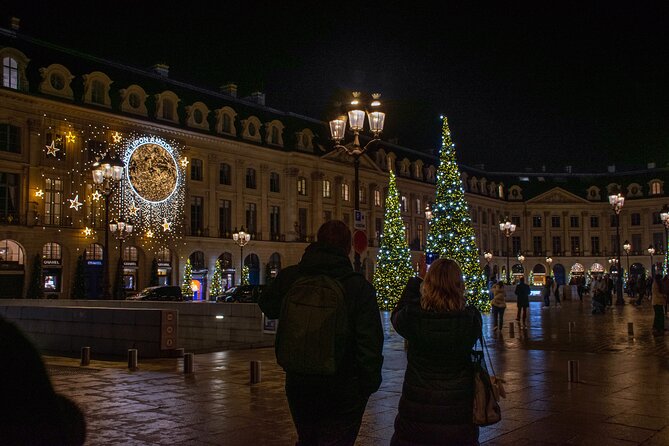 Paris Christmas Lights Small Group Walking Tour with Local Guide - Place Vendôme: luxury windows and major holiday glow