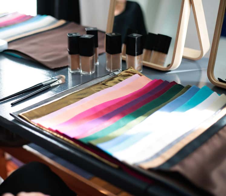 Paris: Color analysis - What you leave with: your colorbook + pocket chart for shopping