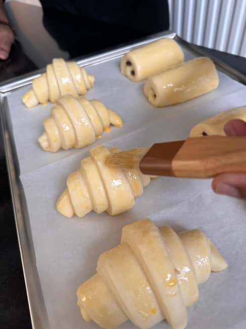 Paris: Croissant Baking Class with a Chef - The bi-color croissant option: fun visuals with real technique