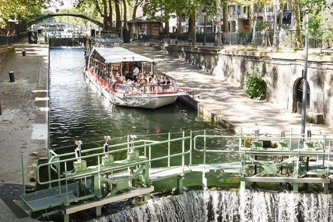Paris: Cruise on The Canal Saint Martin and The Seine River - Swing Bridge + Canal Life: How Road Traffic and Water Trade Priority