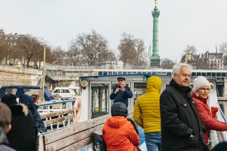 Paris: Cruise on the Saint-Martin Canal and Seine River - Arsenal Port to Place de la Bastille: Emerging Into Daylight