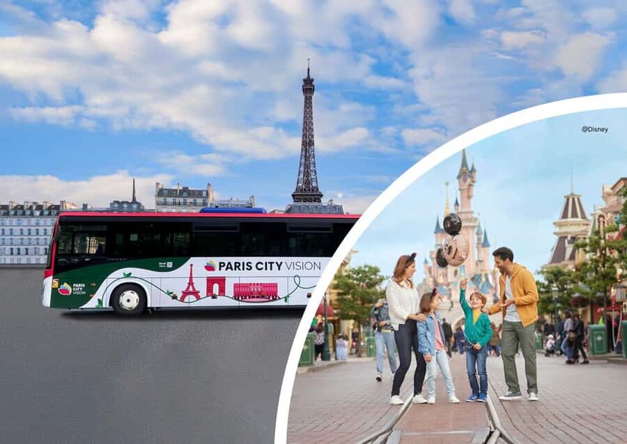 Paris: Disneyland Paris Ticket with Transfer - How the Paris City Vision transfer really sets up your day