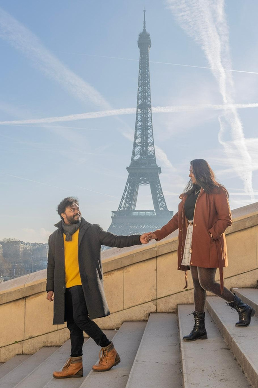 Paris: Eiffel Area Private Photoshoot - Key highlights you’ll feel right away