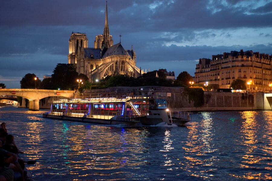 Paris: Eiffel Tower, Dinner Cruise and Moulin Rouge Show - Eiffel Tower at night: first floor views, optional 2nd floor, real waiting