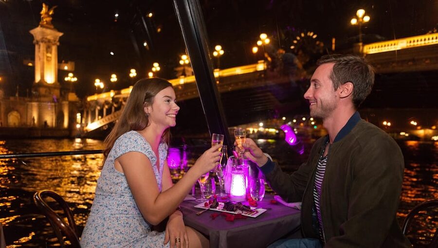 Paris: Eiffel Tower, Dinner Cruise and Moulin Rouge Show - Moulin Rouge Féerie Revue: French Cancan energy with a dress-code-side of queues