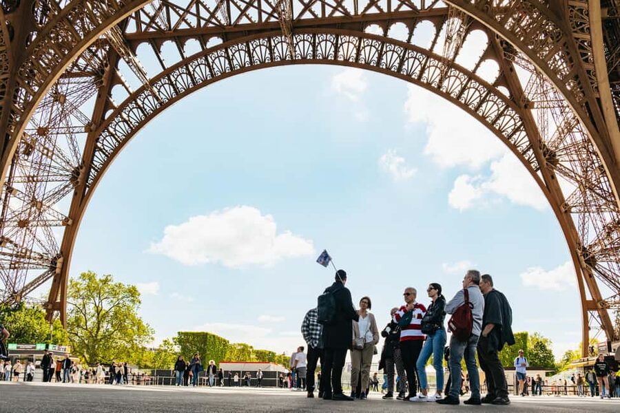 Paris: Eiffel Tower Fully Guided Tour with Summit Option - The base-to-2nd-floor elevator: skipping the worst of the chaos