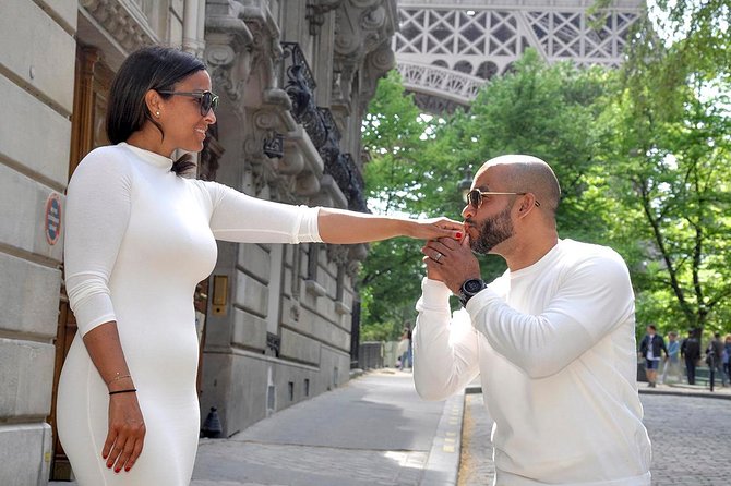Paris Engagement Proposal Private Walking Tour with Professional Photographer - Price and value: $348.07 for a private photo moment
