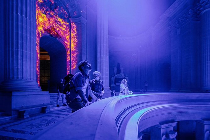 Paris Entrance Ticket to the Aura Invalides Immersive Show - The walk route and stairs inside the Dome (and outside too)