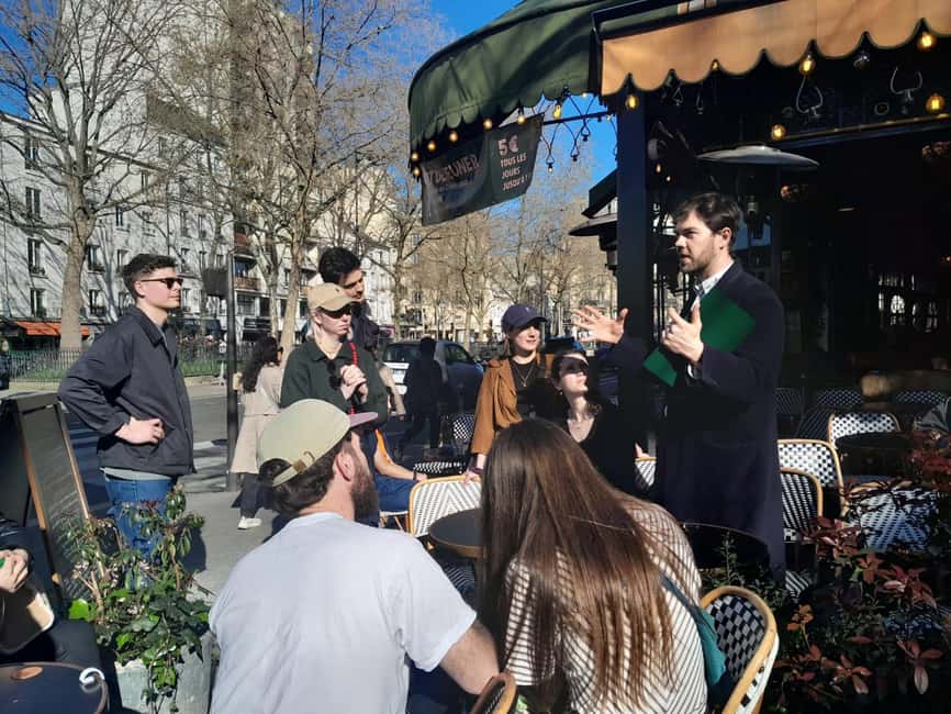 Paris: French Revolution Tour Relive the 14th July 1789 - Meeting up near Café les Blouses Blanches and Mon Café