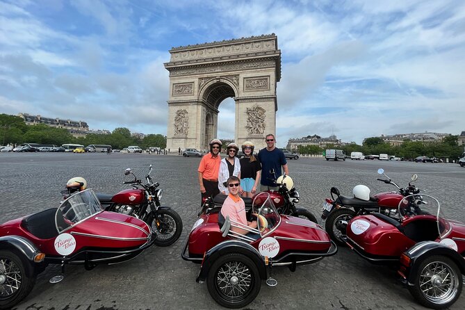 Paris Highlights: Private Sidecar Tour - Arc de Triomphe: Quick Photos, Big Stories (No Entry Ticket)