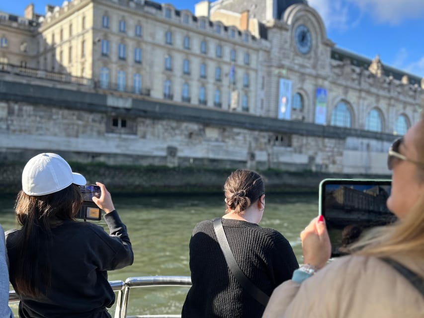 Paris: Hop-On Hop-Off Seine Cruise Pass with 9 Stops - The glass boat and terrace: comfort, views, and photo reality