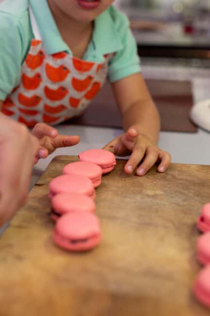 Paris: Kids in the Kitchen - Macaron - What you’ll make: shells plus ganache filling