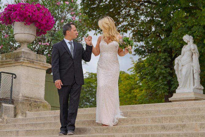 Paris Luxembourg Garden Wedding Vows Renewal Ceremony with Photo Shoot - What’s included (and what you’ll need to handle yourself)