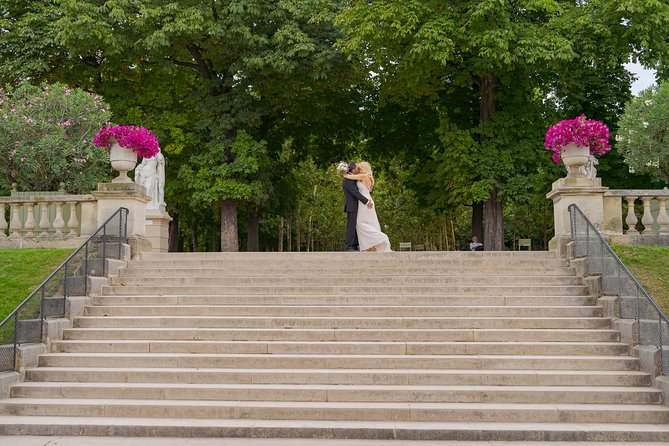 Paris Luxembourg Garden Wedding Vows Renewal Ceremony with Photo Shoot - Getting ready: formal clothes, shoes, and the no-makeup reality
