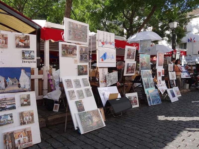 Paris Montmartre: 2-Hour City Tour in German - Place du Tertre: what the artists’ square is really about