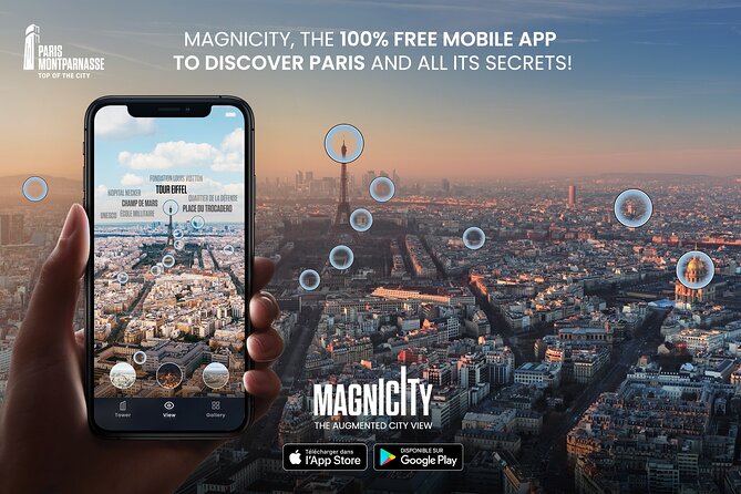 Paris Montparnasse Top of the City Observation Deck Entry Ticket - The viewpoint deck experience: learn the city while you look