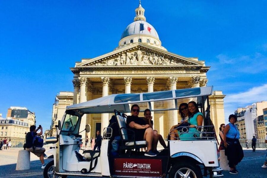 Paris: Most Iconic Monuments Guided Tour by Tuk Tuk - Pantheon and Notre-Dame: the spiritual and the political