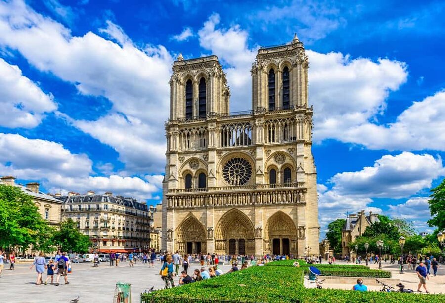 Paris:Notre-Dame Cathedral Interior and Exterior Guided Tour - Exterior stop: portals, Gallery of Kings drama, and flying buttresses