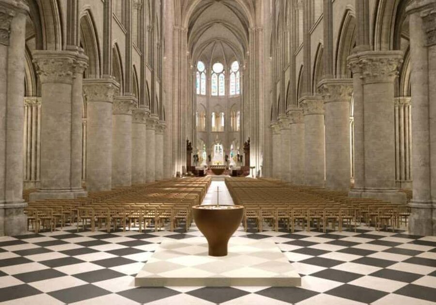 Paris: Notre-Dame Guided Tour with Multiple Entry Options - Where the tour starts: Pont au Double and fast entry rhythm