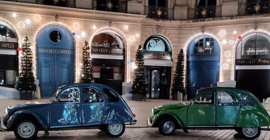 Paris: Private Christmas Lights Tour by Citroën 2CV - Paris at Night, in a Citroën 2CV With Christmas Lights