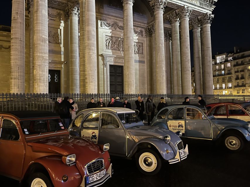 Paris: Private Guided City Tour at Night in Citroën 2CV - Why a private Citroën 2CV night tour feels different