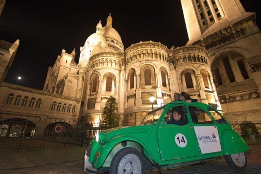 Paris: Private Guided City Tour at Night in Citroën 2CV - The 2-hour route: Notre-Dame to the Palais de l’Elysée