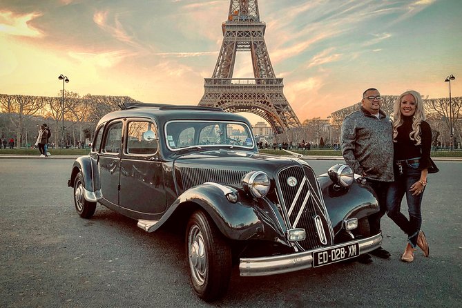 Paris Private Guided Tour in a Vintage Car with Driver - Pickup, meeting point, and where you can realistically start