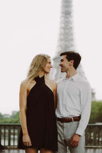 Paris: Private Photo Shoot in Two Locations - The Eiffel Tower Photo Stop: Where You Get Your First Set
