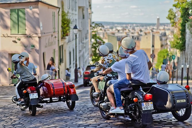 Paris Private Vintage Half Day Tour on a Sidecar Motorcycle - Where You Sit: Comfort, Safety Gear, and the Bumpy Parts