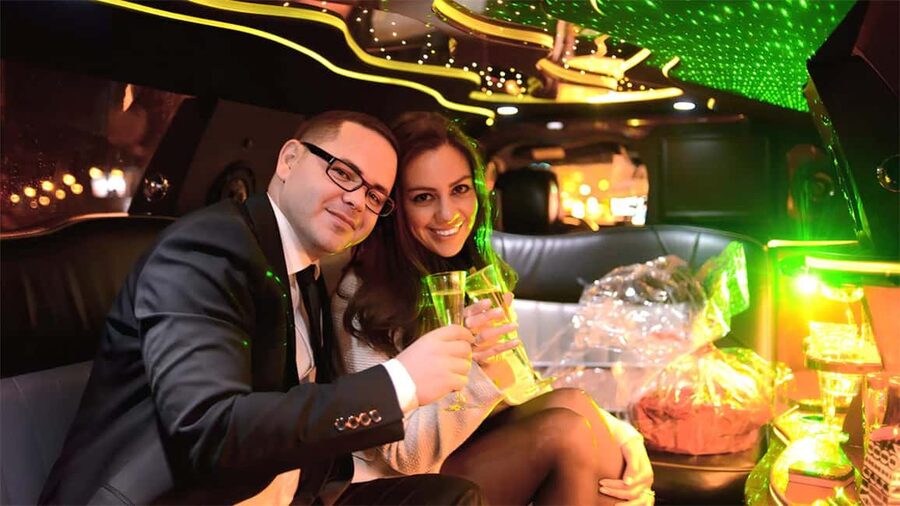 Paris: Romantic Limousine Tour - The LED Love Message Reveal: Heart Lights at the Sparkle Moment