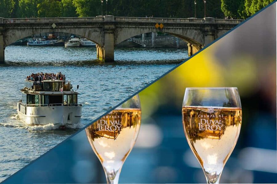 Paris: Seine River Cruise with Champagne from Eiffel Tower - Champagne, Seating, and the Sound Reality on an Open-Deck Boat