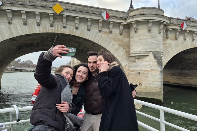 Paris Seine River Sightseeing Guided Cruise Vedettes du Pont Neuf - Boat setup: open deck for photos, indoor deck for comfort
