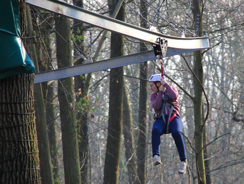 Paris : Sherwood Parc - Biggest Adventure Park Entry Ticket - Forest setting and extra activities: what’s great, what to watch