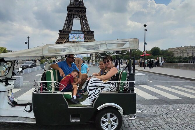 Paris Sightseeing by Tuk Tuk Golf Cart 2 hours - Luxembourg Gardens + Pantheon: Paris at Human Pace