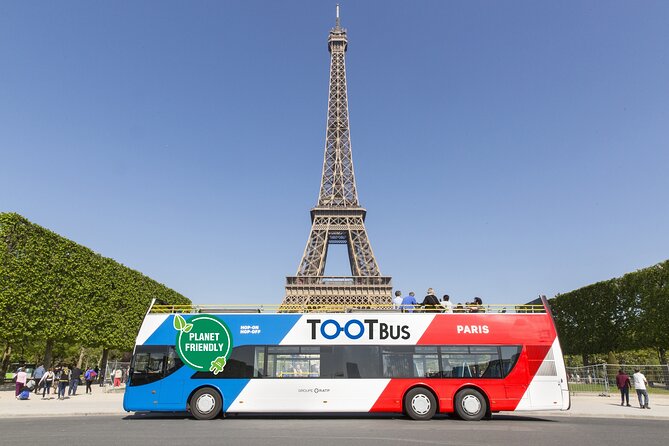 Paris Tootbus Discovery by Day and by Night Routes - What you get: fast landmarks, real flexibility, and a night payoff