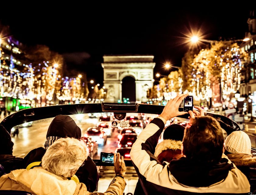 Paris: Tootbus Open-Top Christmas Bus Tour - Opera and the Central-Core Glow Around the Opéra Area