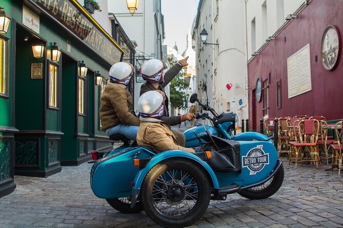 Paris Vintage Sidecar Tour – Emily in Paris highlights - Pickup From Your Area, Then Off From Place Saint-Michel