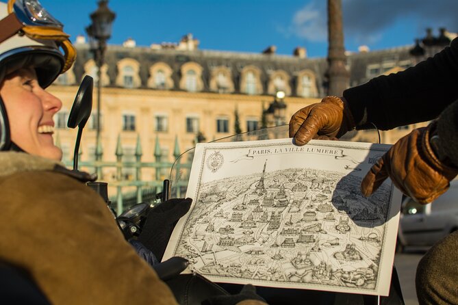 Paris Vintage Sidecar Tour – Emily in Paris highlights - The Sidecar Layout: Seats, Helmets, and How the Ride Actually Works