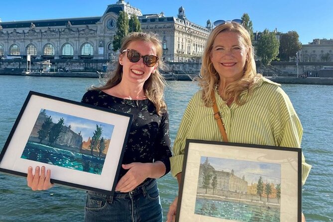 Paris Watercolor Workshop – Premium Small-Group Art Experience - A Calm, Small-Group Watercolor Afternoon by the Seine